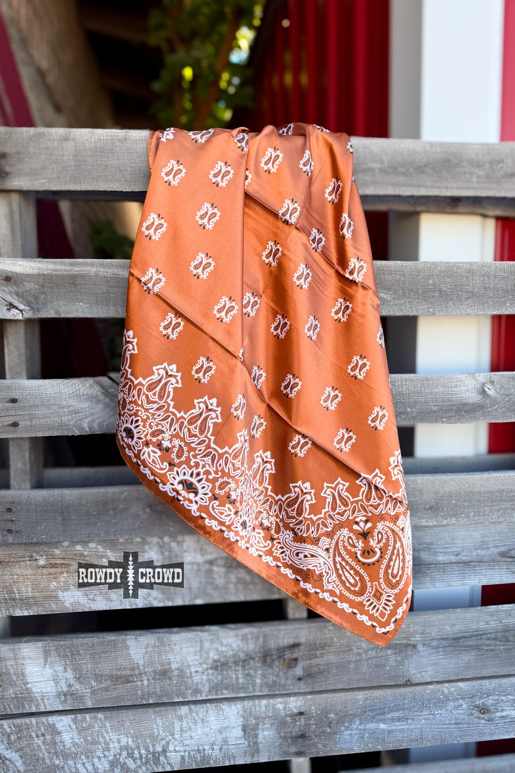 DS Cowboy Copper Wild Rag by Rowdy Crowd Clothing