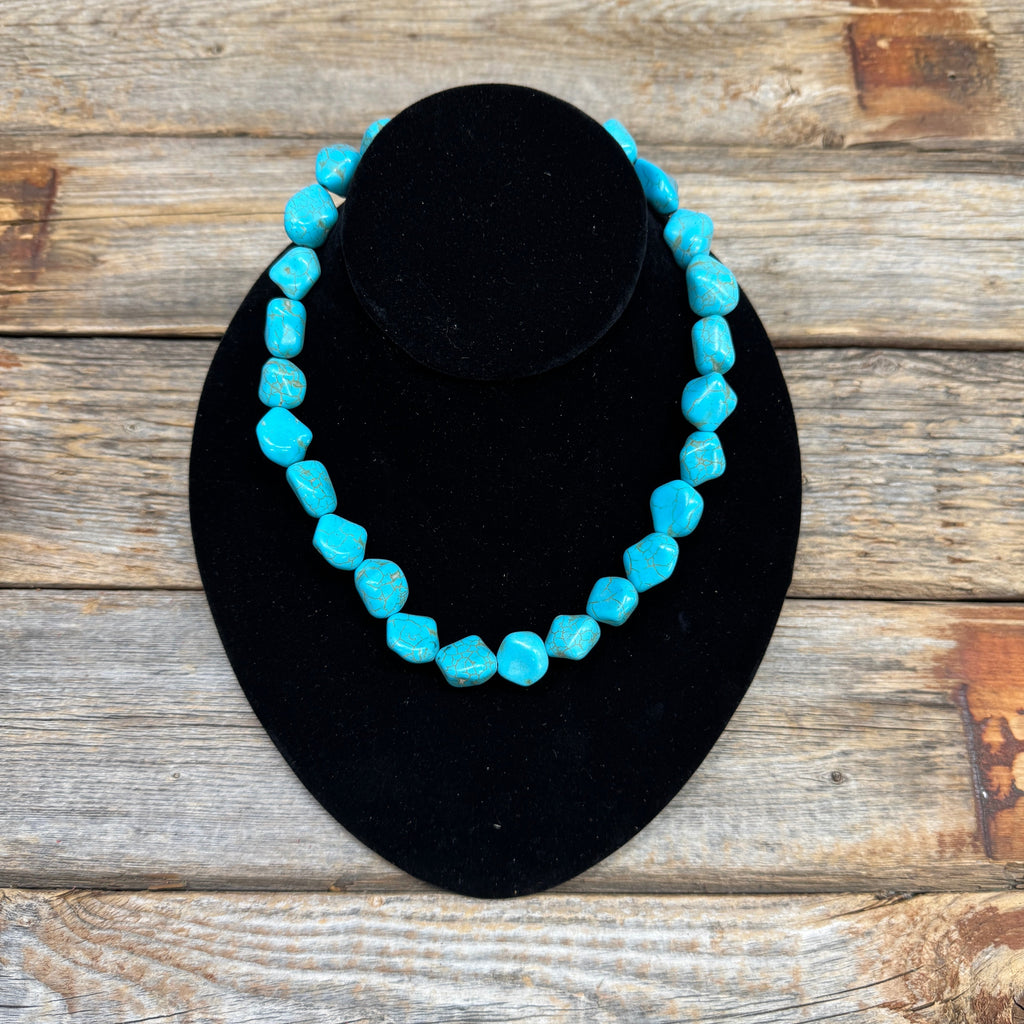 Chunky Fashion Turquoise Necklace