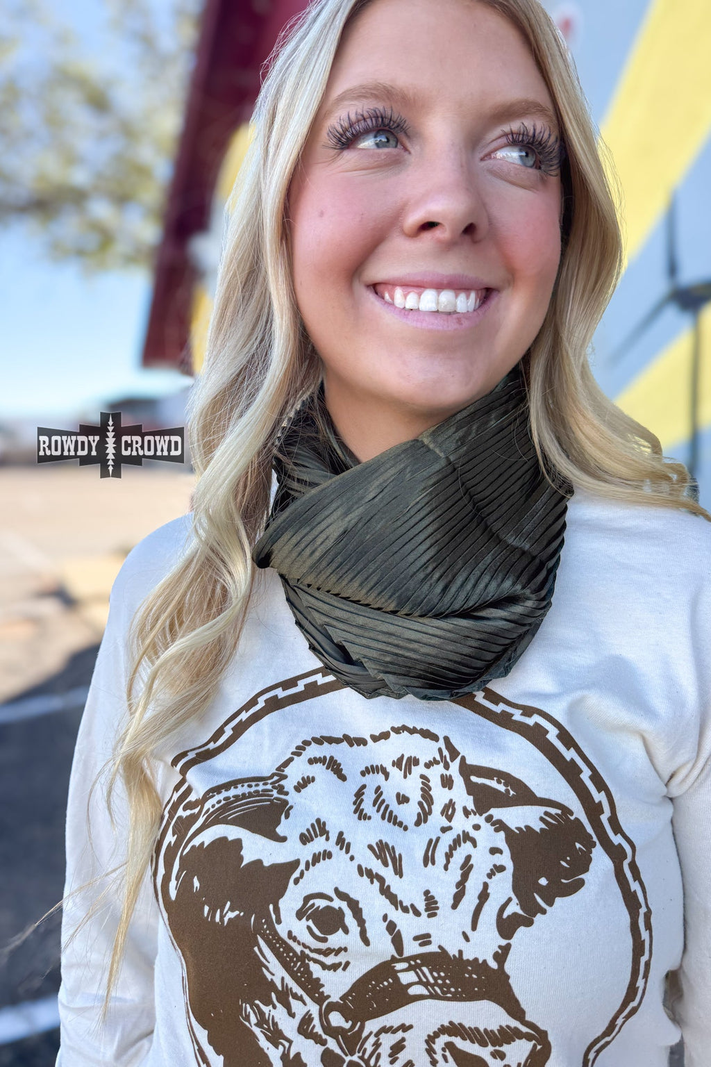DS Pasadena Pleated Wild Rags by Rowdy Crowd Clothing - product image 4