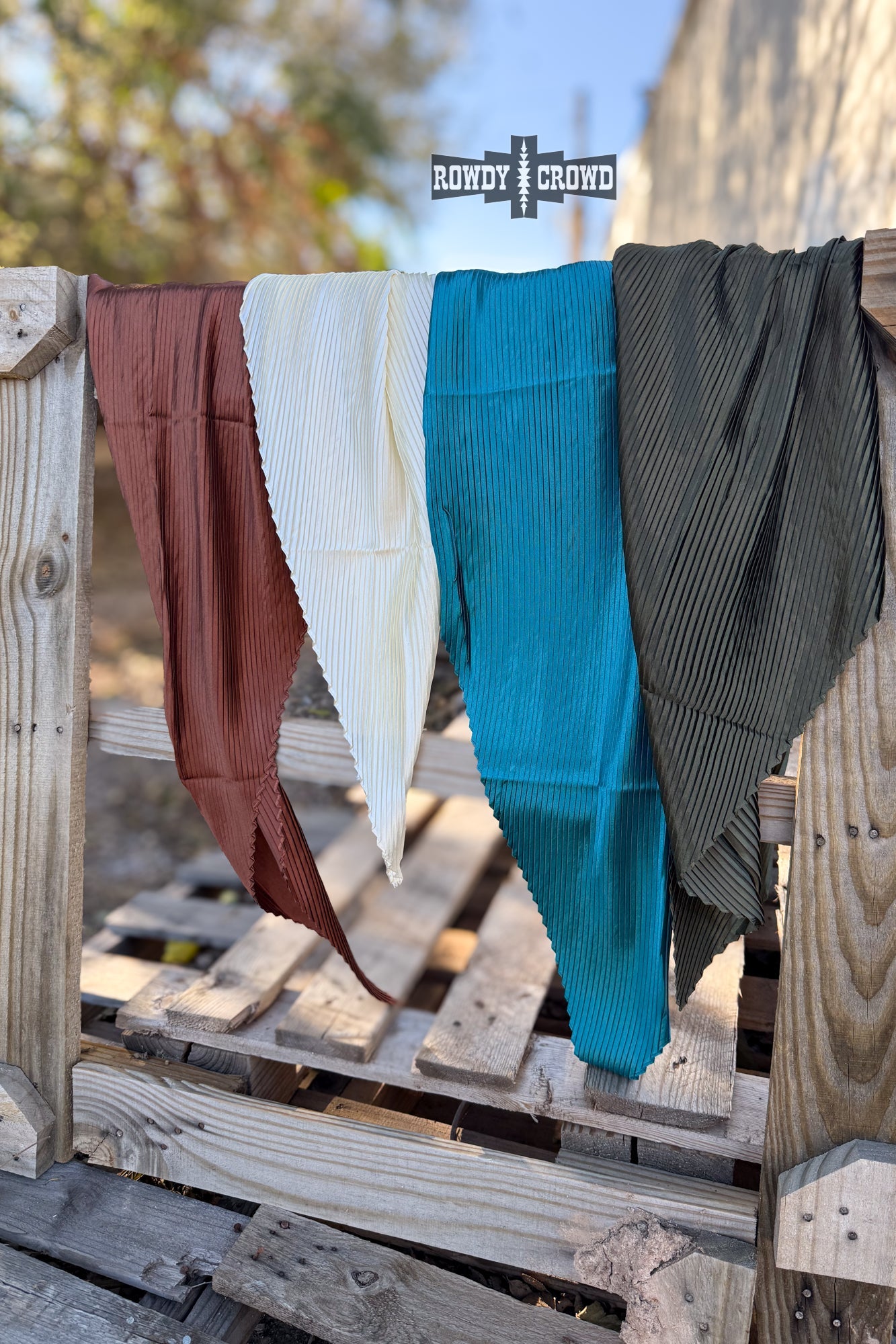 DS Pasadena Pleated Wild Rags by Rowdy Crowd Clothing