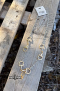 DS Mixed Metal 3 Bit Necklace by Rowdy Crowd Clothing