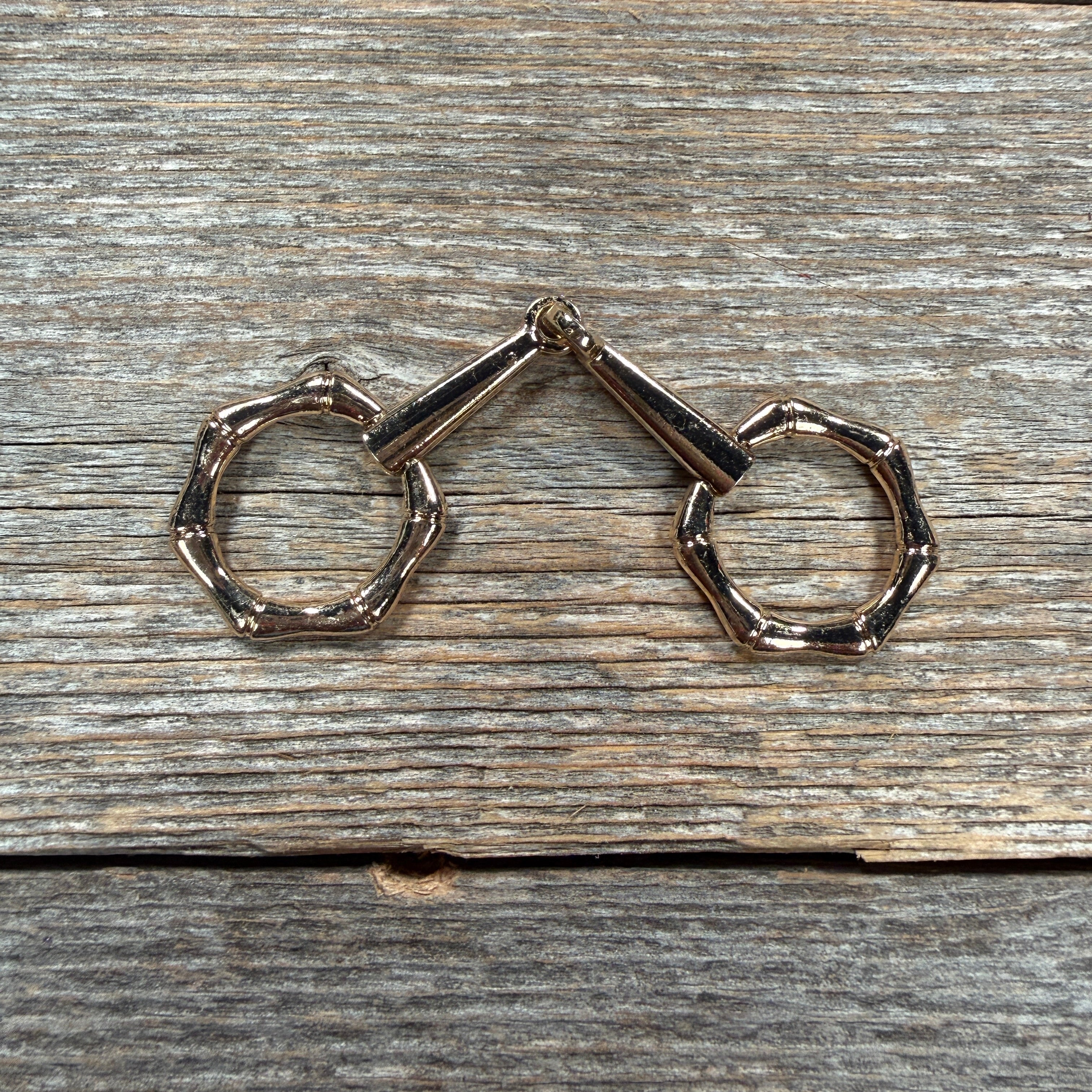 Skinny Mini Gold Hexagon Snaffle Bit Adapter #TWSN101