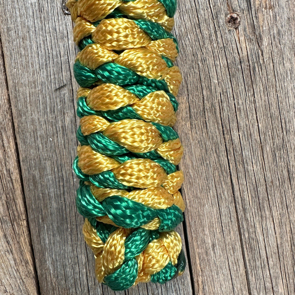 Green and Gold Mule Tape Halter — view 3
