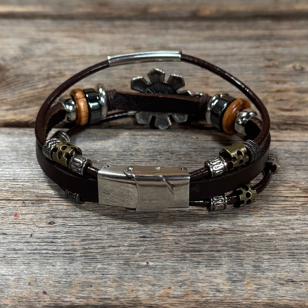 Western Flower Fashion Turquoise Bracelet