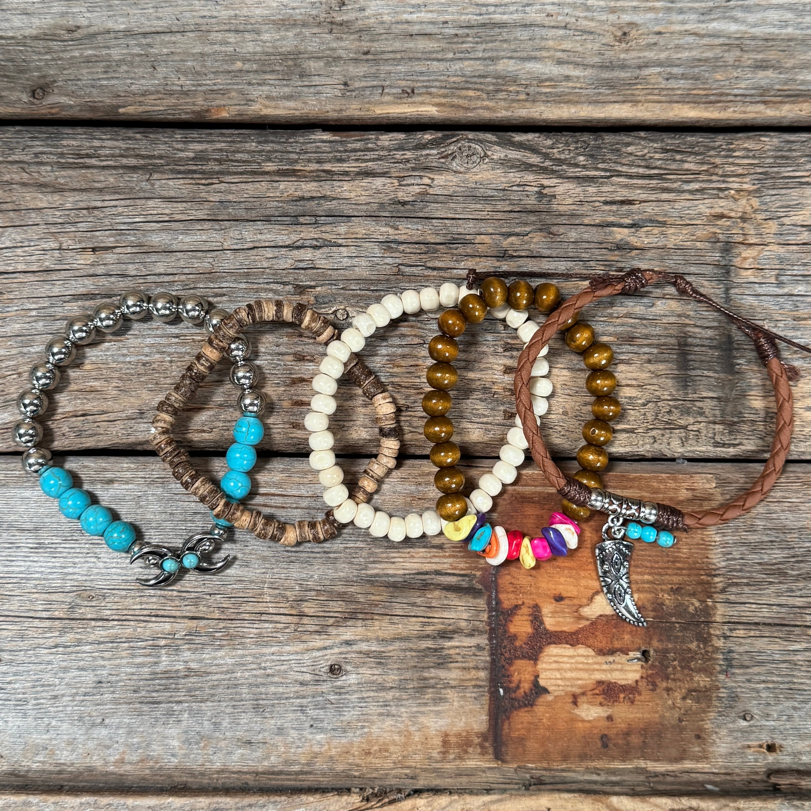 Desert Fashion Turquoise Bracelet Stack