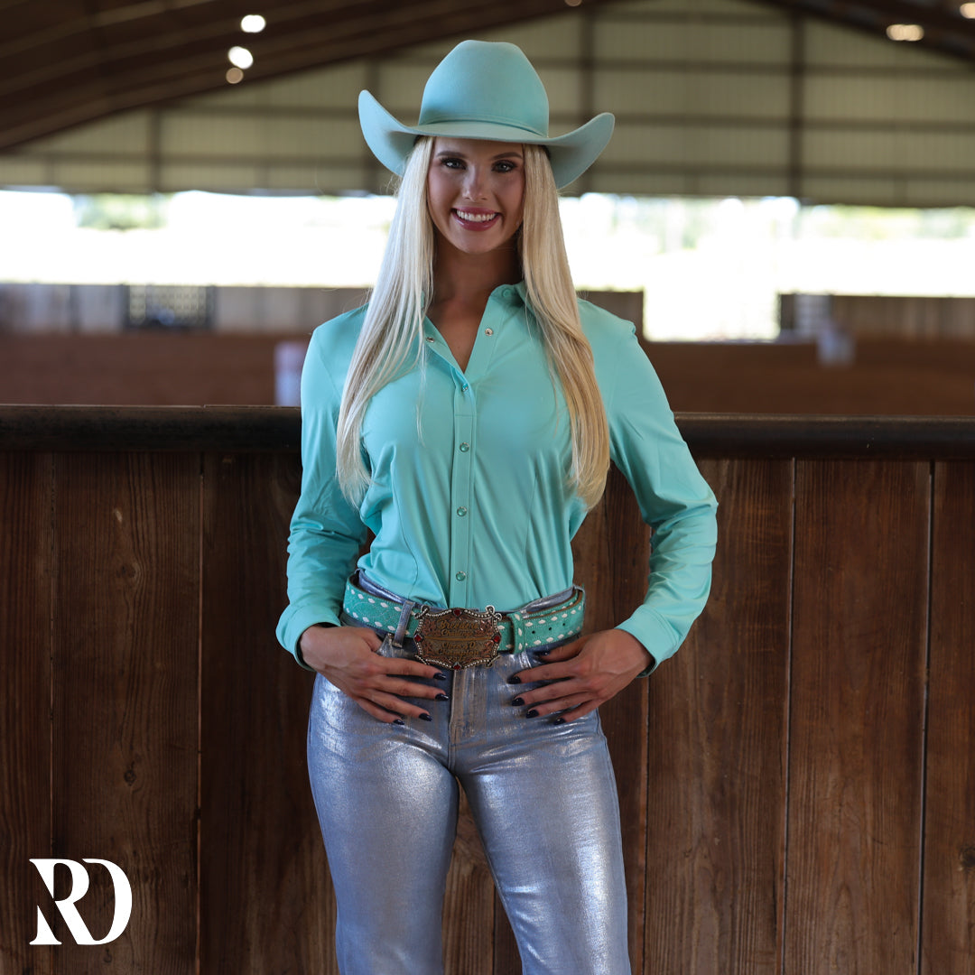 Mint Performance Rodeo Shirt (adult)