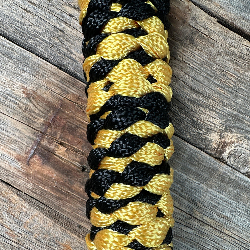 Gold and Black Mule Tape Halter — view 3