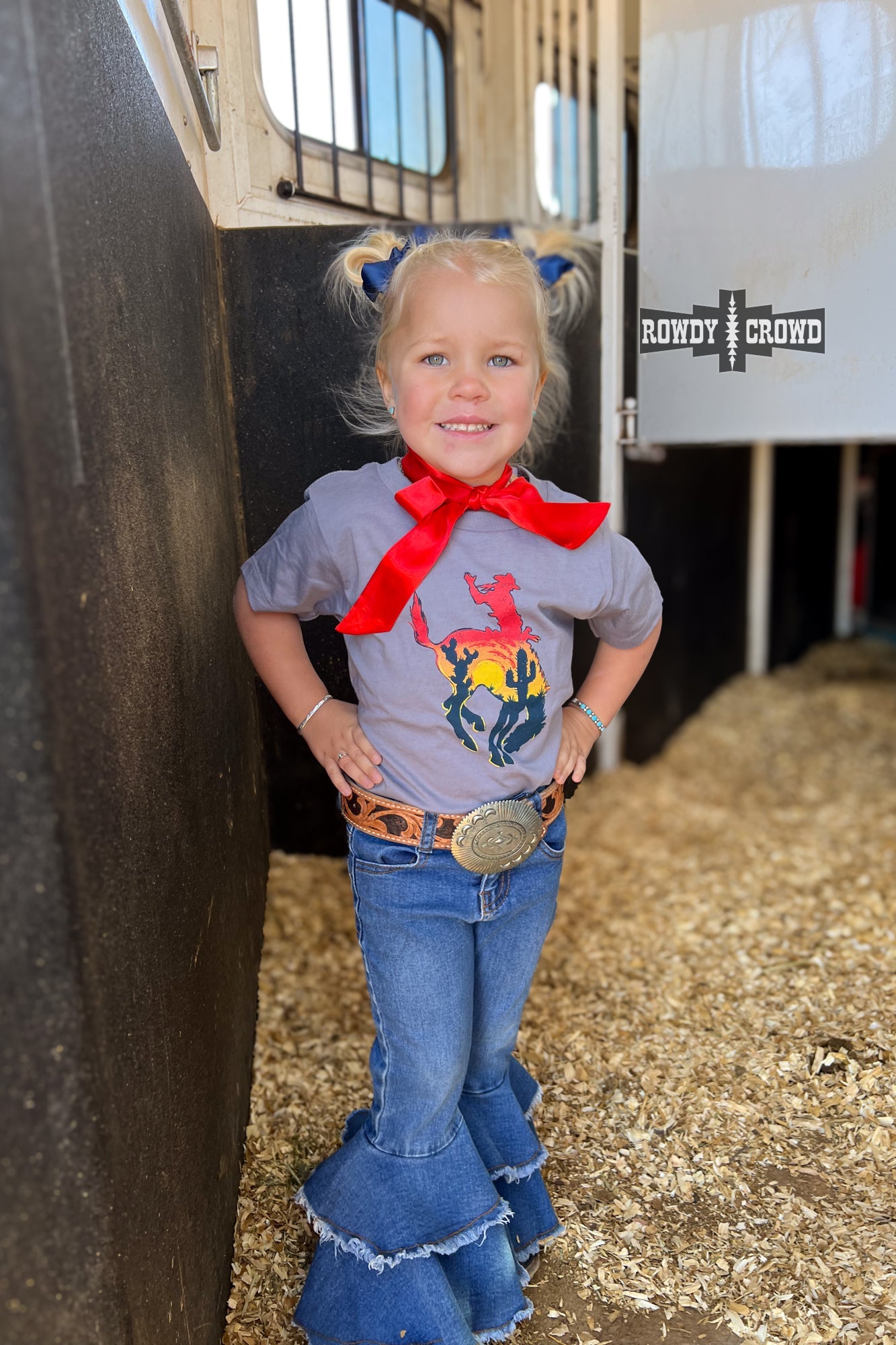 DS KIDS Bowie Bronc Tee by Rowdy Crowd Clothing