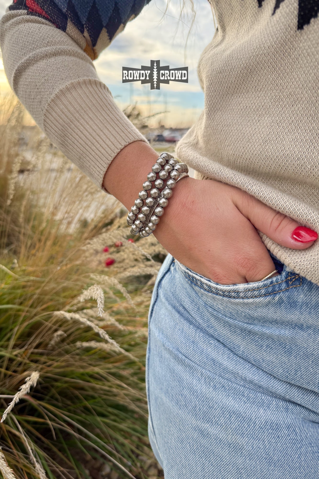 DS Pearl Desert Bracelet by Rowdy Crowd Clothing