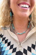 DS Rockin' With Turquoise Necklace by Rowdy Crowd Clothing