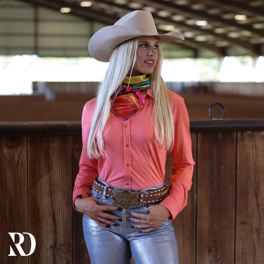 Sunset Performance Rodeo Shirt — view 3