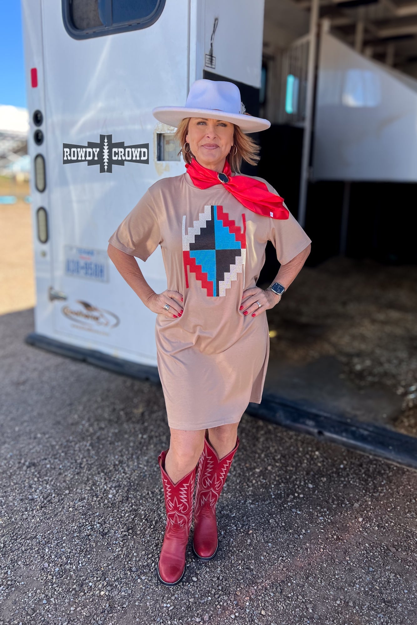 DS Alamosa Aztec Dress by Rowdy Crowd Clothing - product image 7
