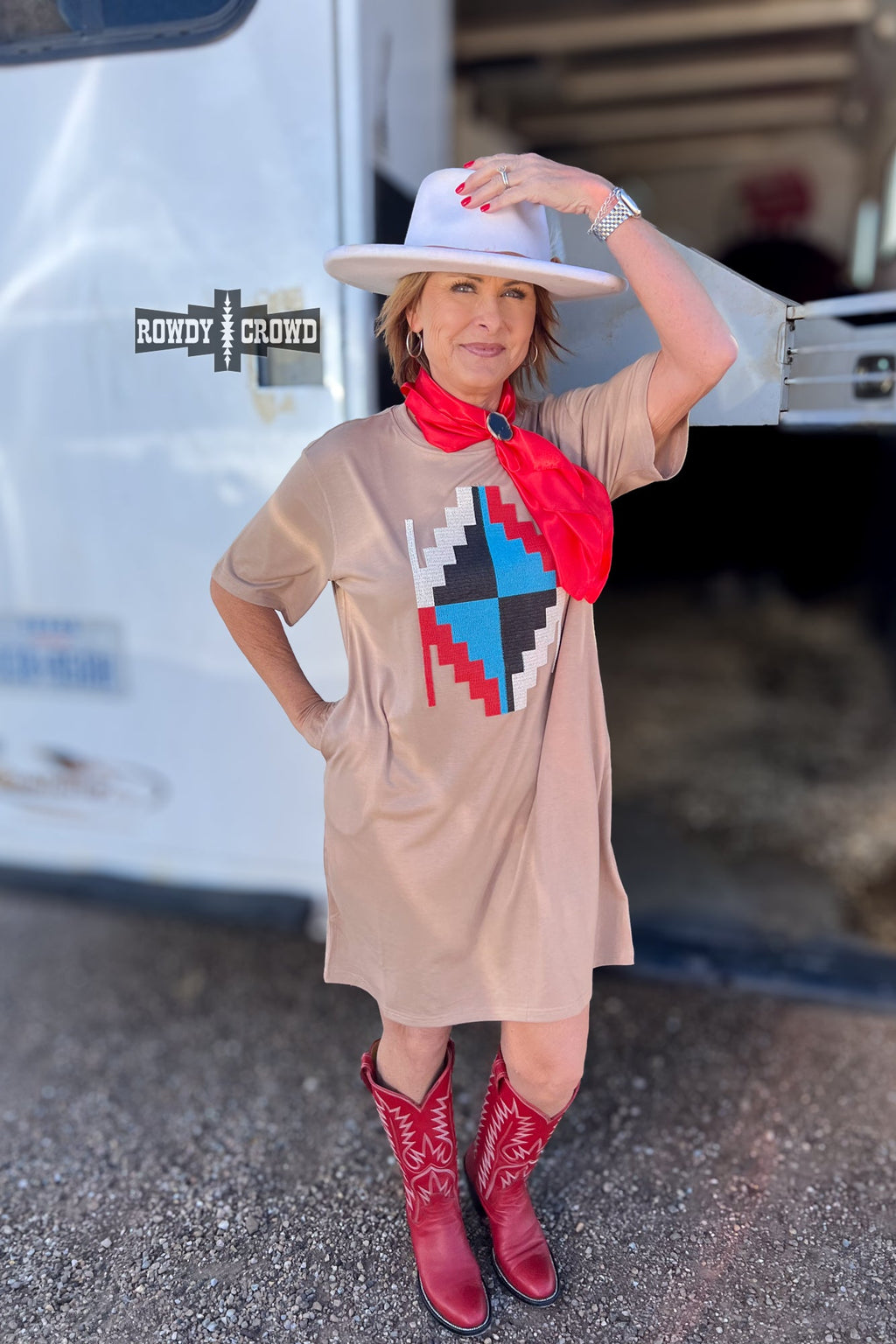 DS Alamosa Aztec Dress by Rowdy Crowd Clothing - product image 6