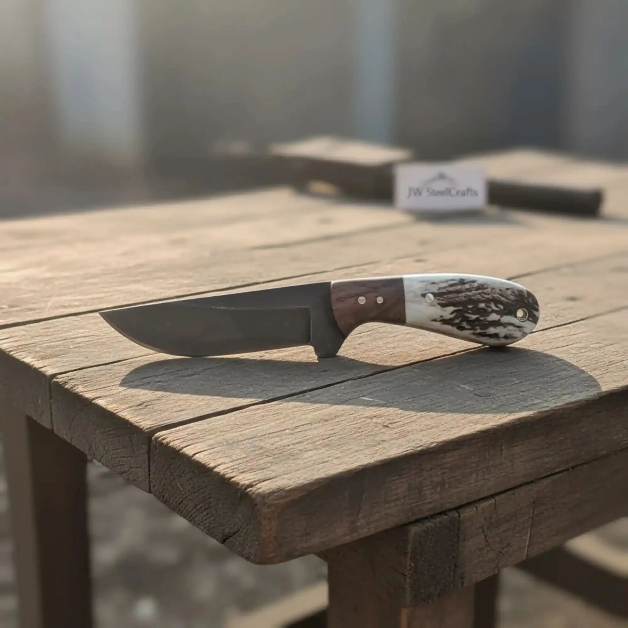 Compact Utility Knife 4 Inch Blade Outdoor Fixed Blade Tool