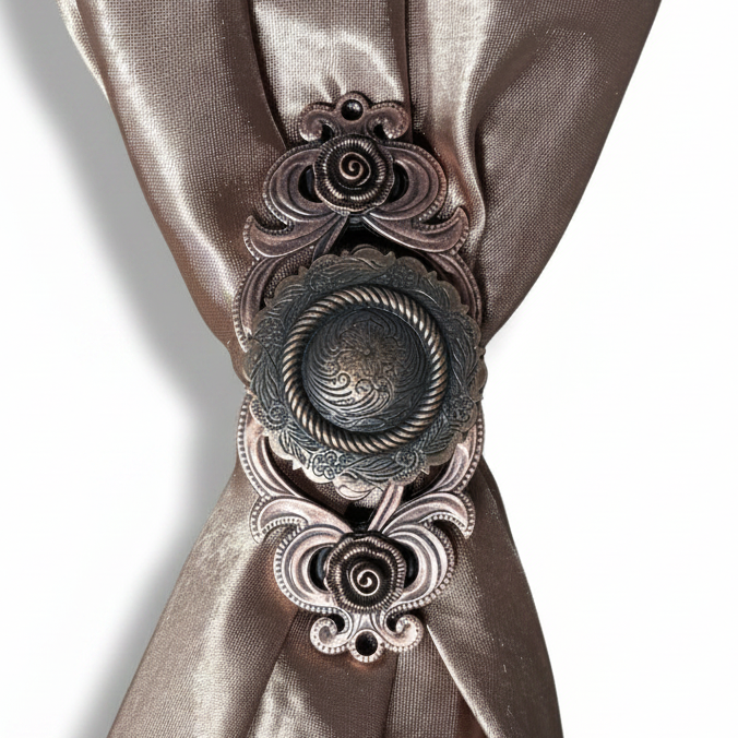 Copper Round Western Concho W101 — view 8