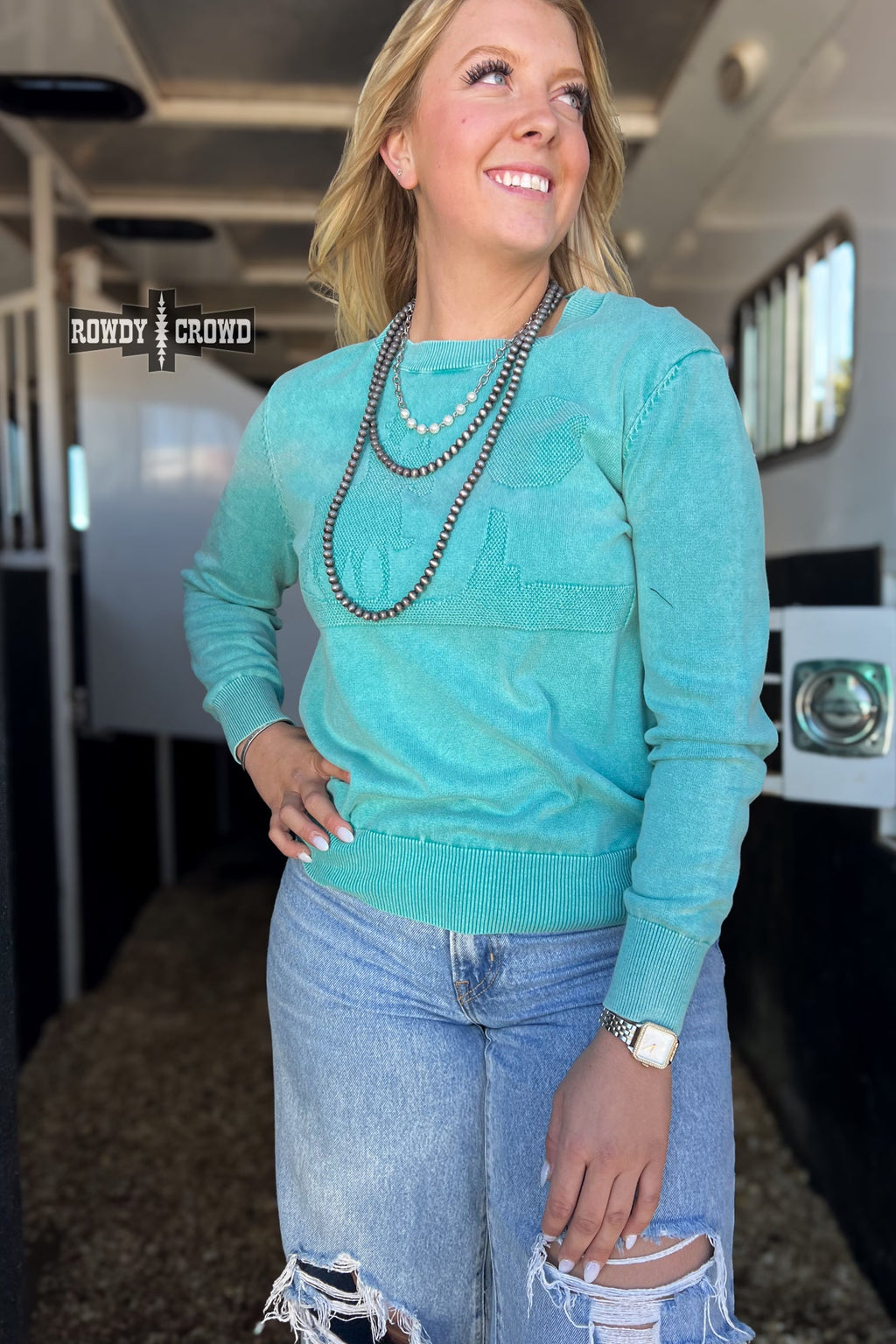 DS Like a Cowboy Sweater by Rowdy Crowd Clothing - product image 6