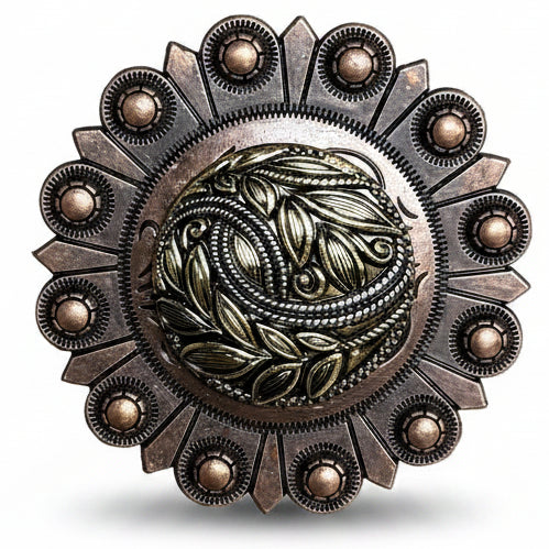 Golden Leaf Western Concho W256 — view 3