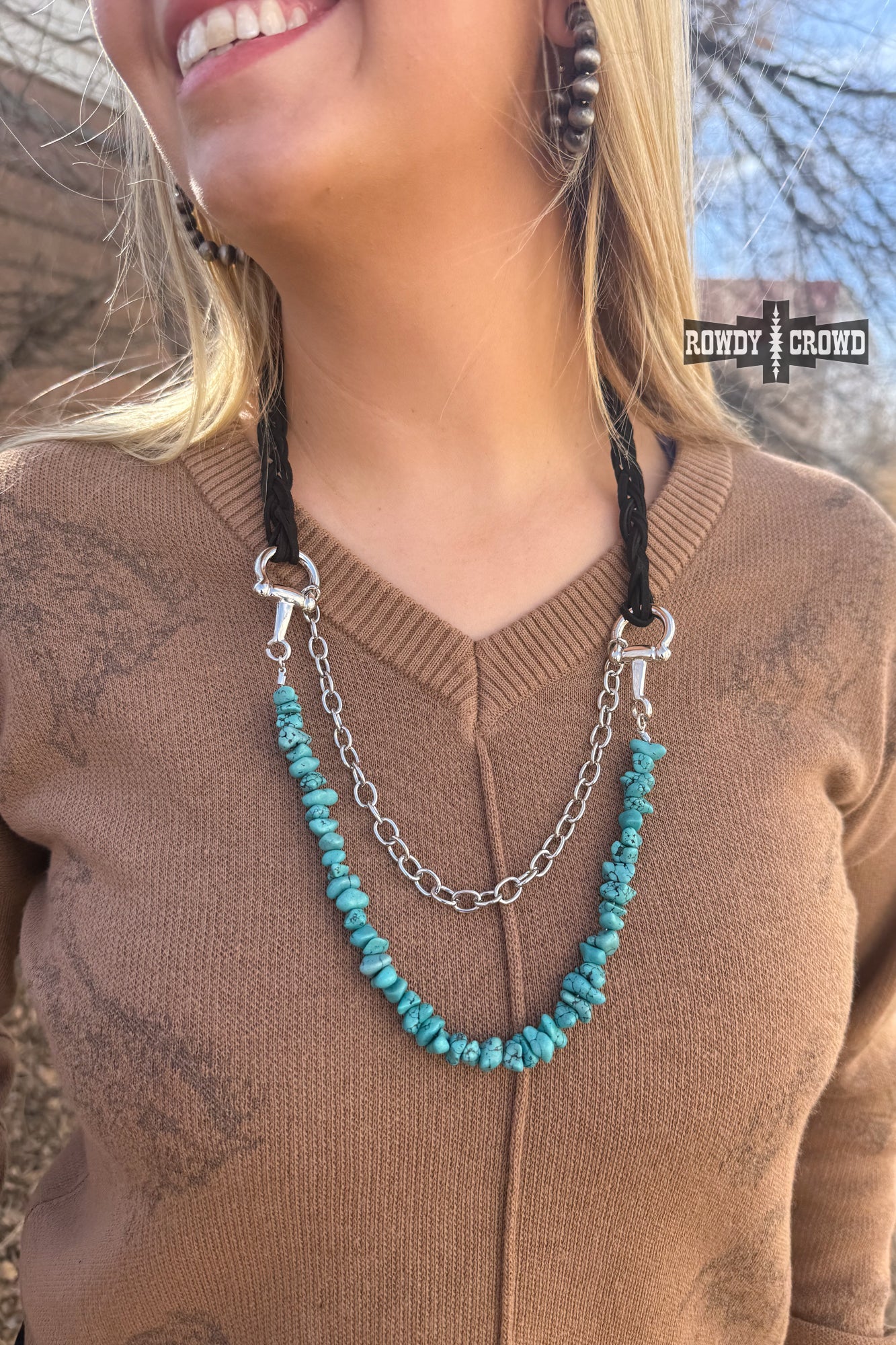 DS Cowgirls Club Necklace by Rowdy Crowd Clothing - product image 2