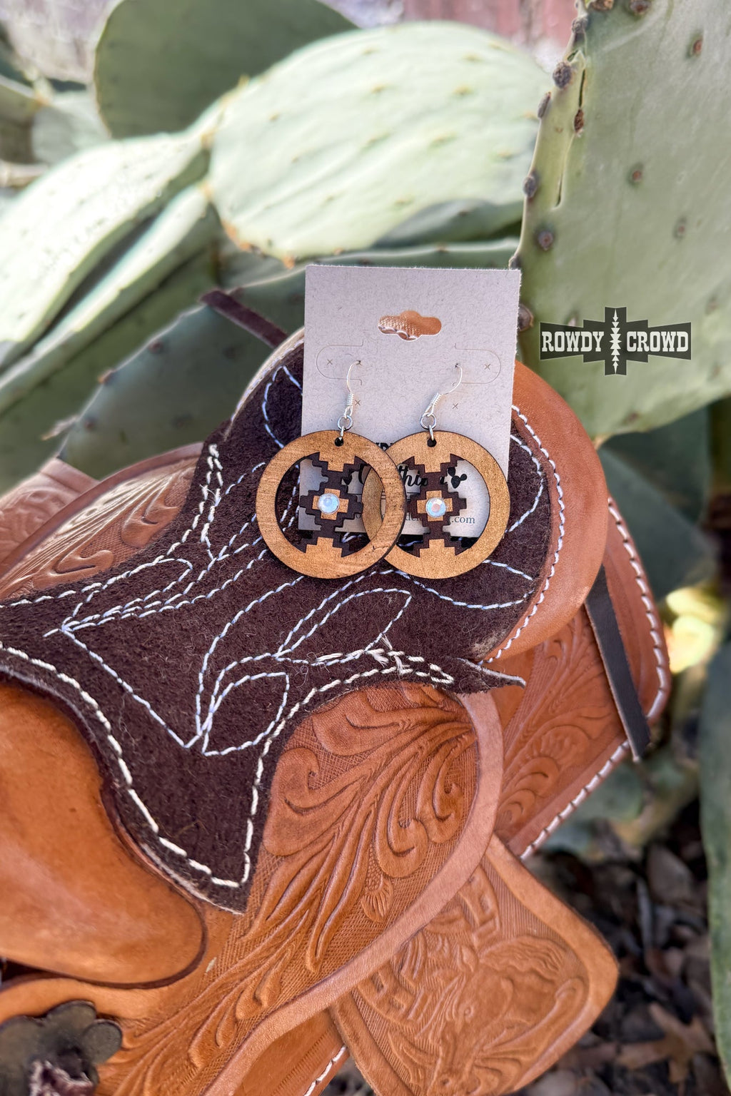 DS Wolf Creek Earrings by Rowdy Crowd Clothing - product image 2
