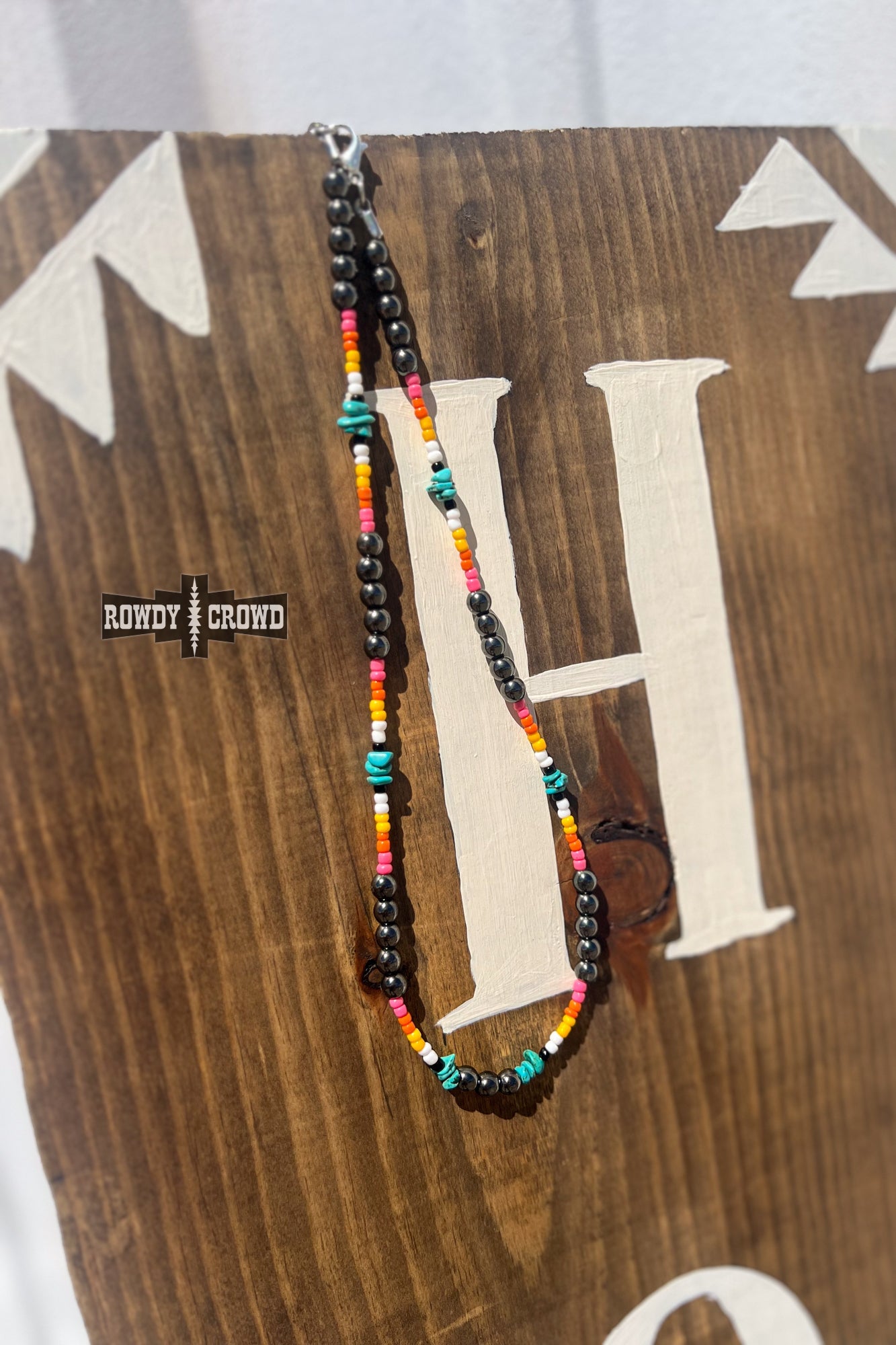 DS Briscoe Beaded Necklace by Rowdy Crowd Clothing