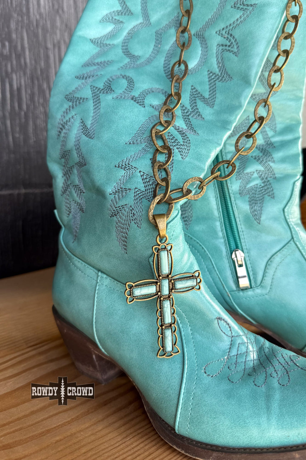 DS Cowgirl Cross Necklace by Rowdy Crowd Clothing - product image 2