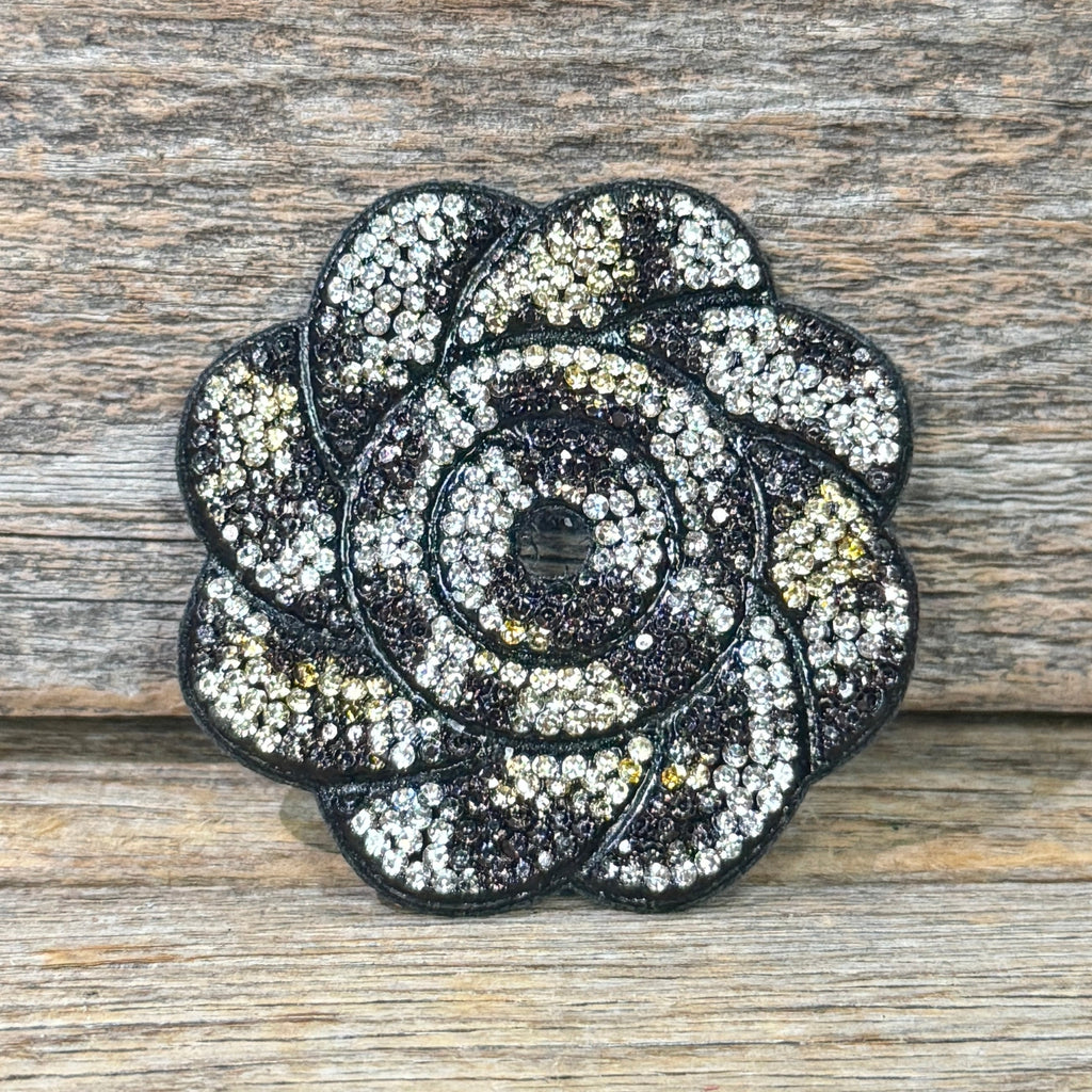 Flower Rhinestone Rosette — view 2