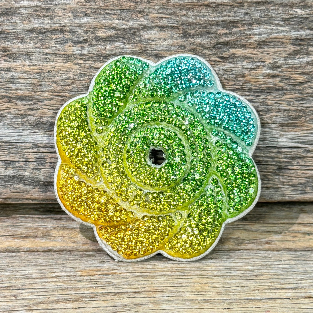 Flower Rhinestone Rosette — view 4