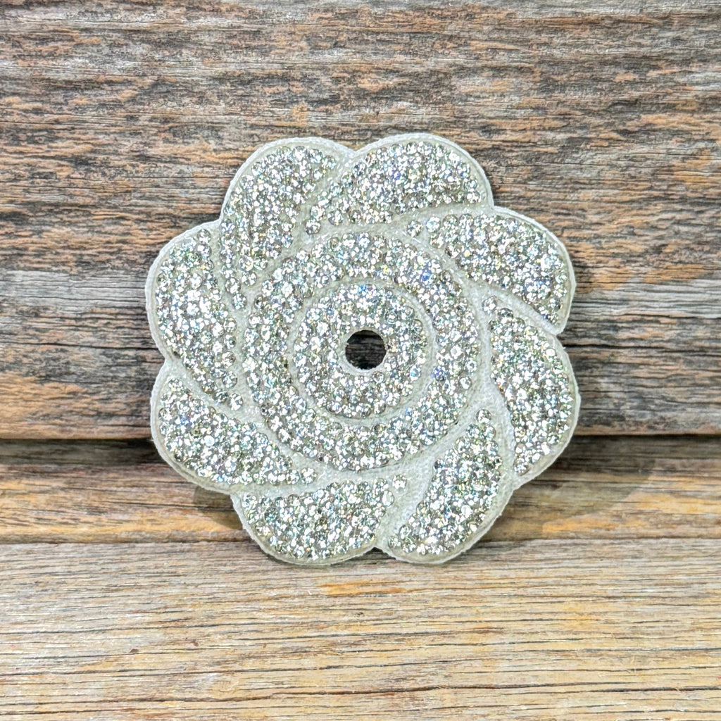 Flower Rhinestone Rosette — view 6