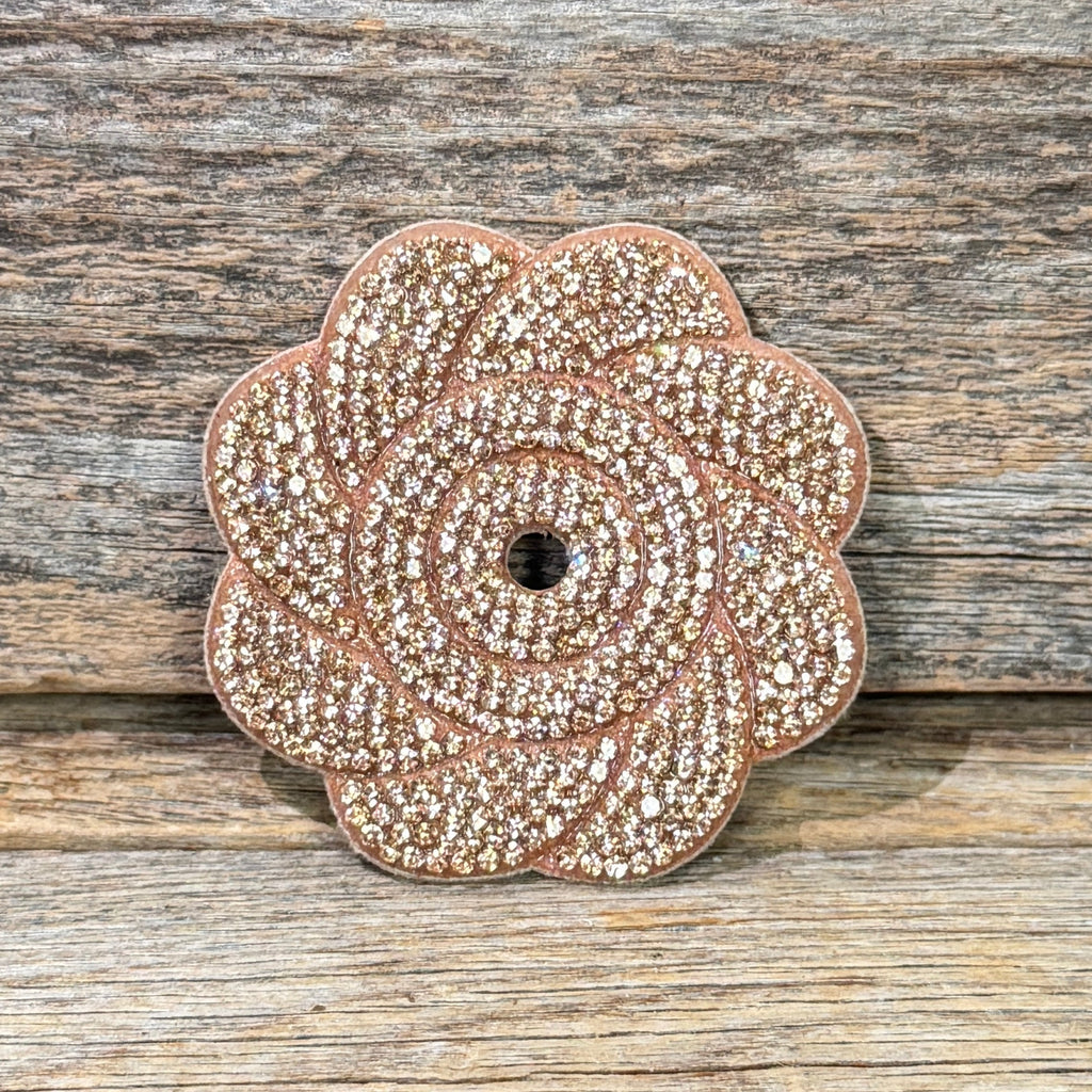 Flower Rhinestone Rosette — view 7