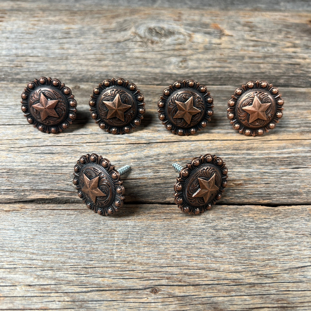 Copper Star Saddle Set SSW175