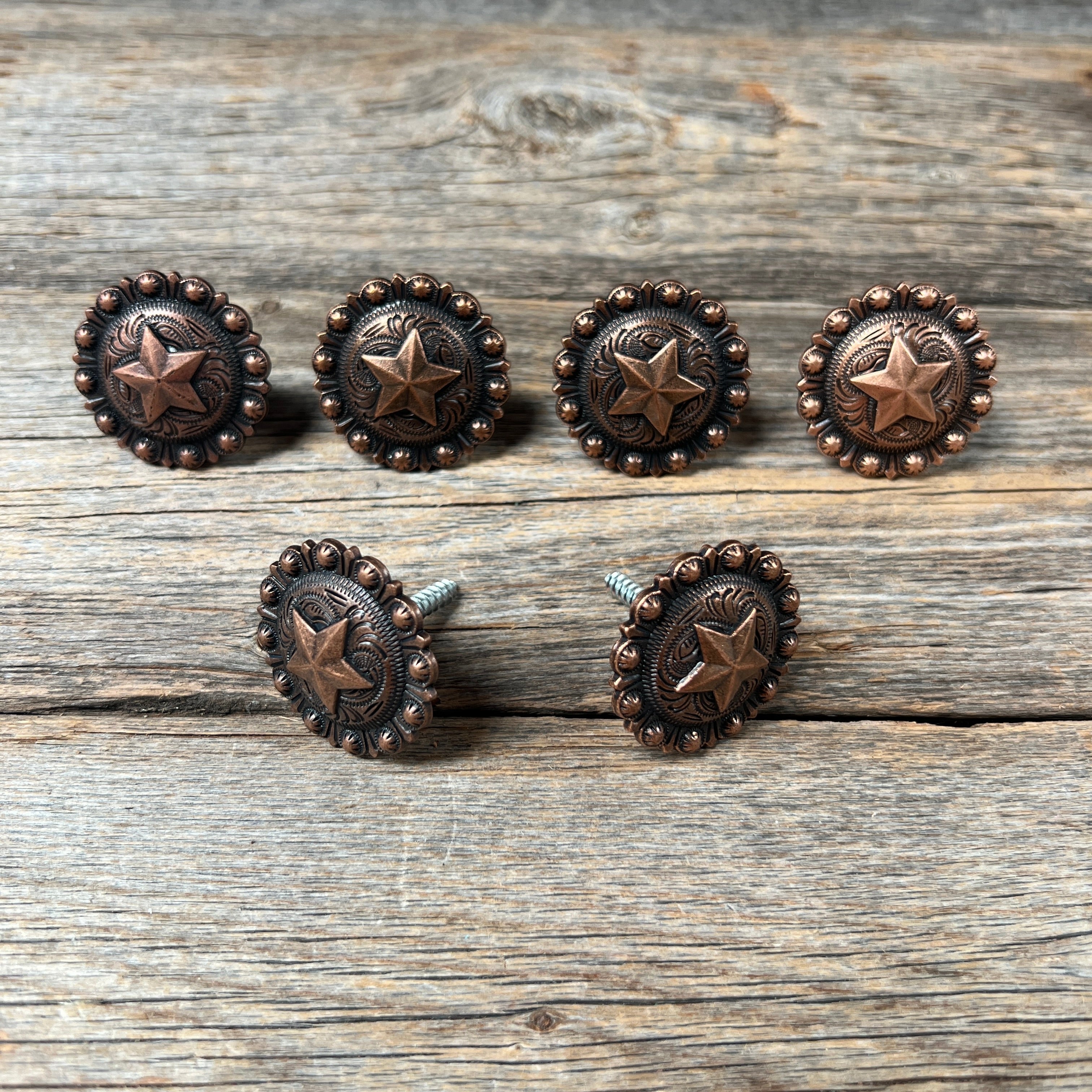 Copper Star Saddle Set SSW175