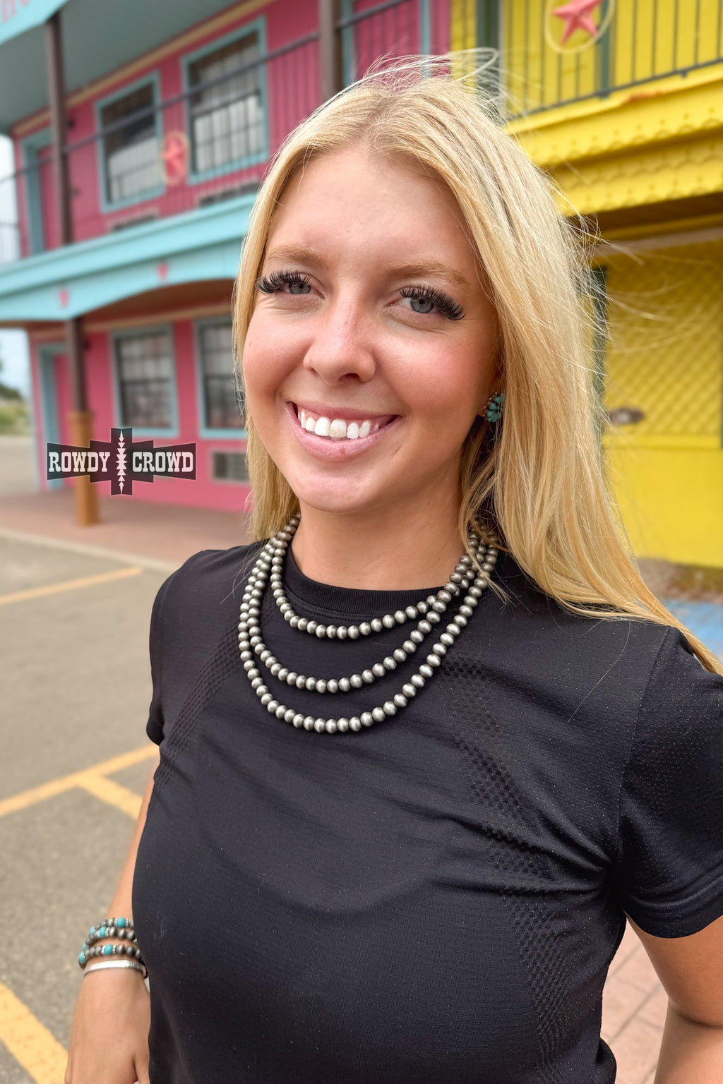 DS Buckaroo Pearl Necklace by Rowdy Crowd Clothing - product image 2