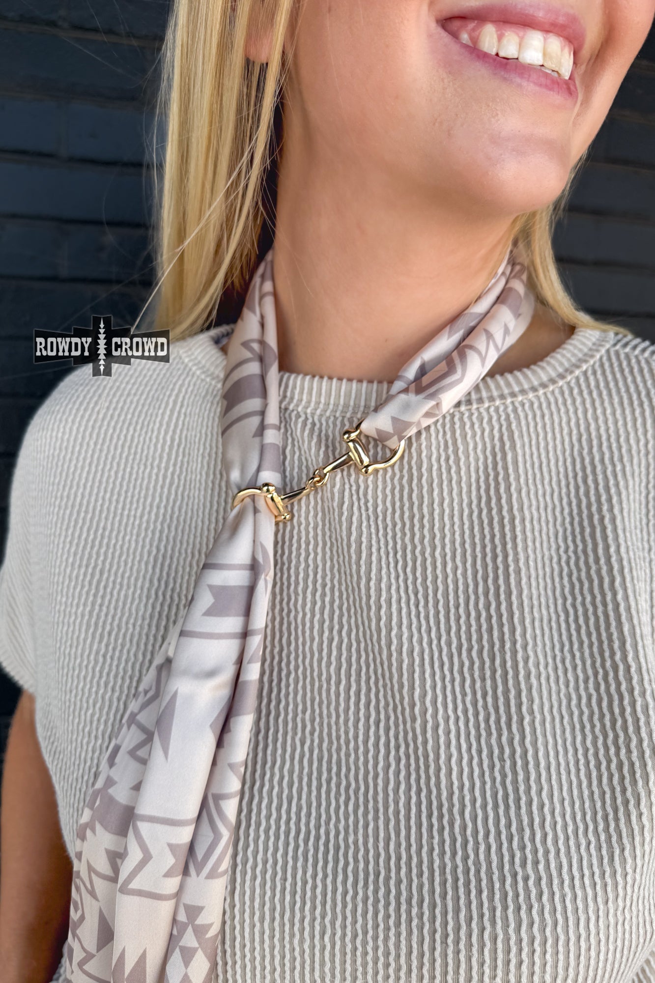 DS Snazzy Snaffle Scarf Slide by Rowdy Crowd Clothing - product image 3