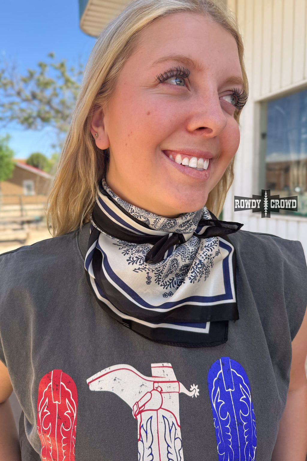 DS SMALL Moonlight Wild Rag by Rowdy Crowd Clothing