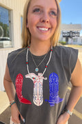 DS Freedom Ring Necklace by Rowdy Crowd Clothing
