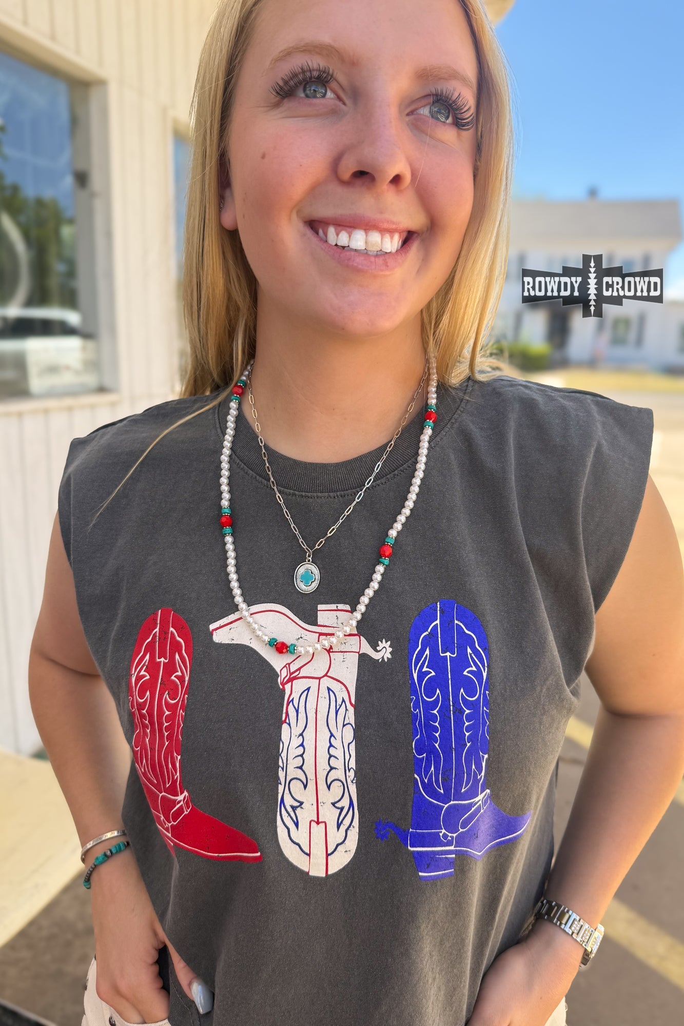 DS Freedom Ring Necklace by Rowdy Crowd Clothing