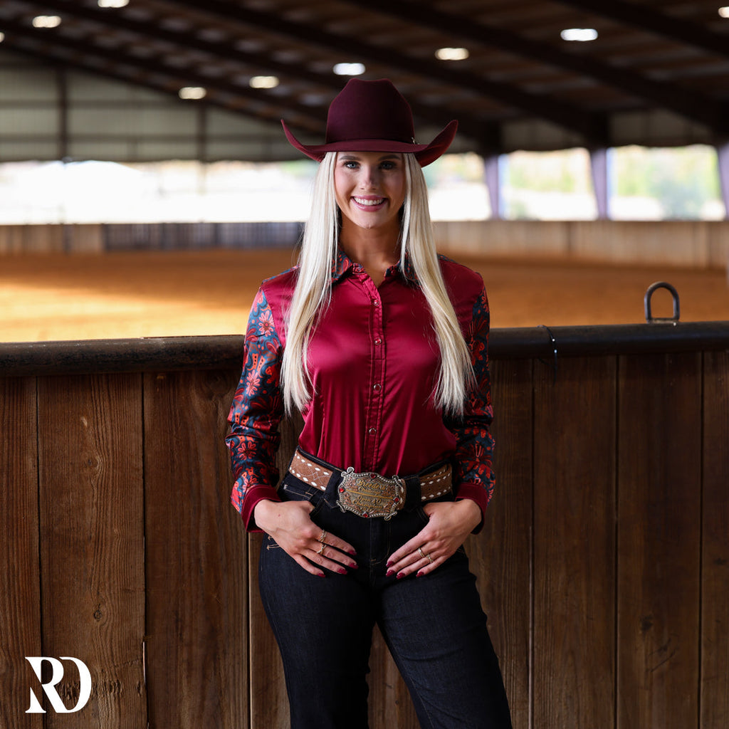 Fiesta Satin Performance Rodeo Shirt