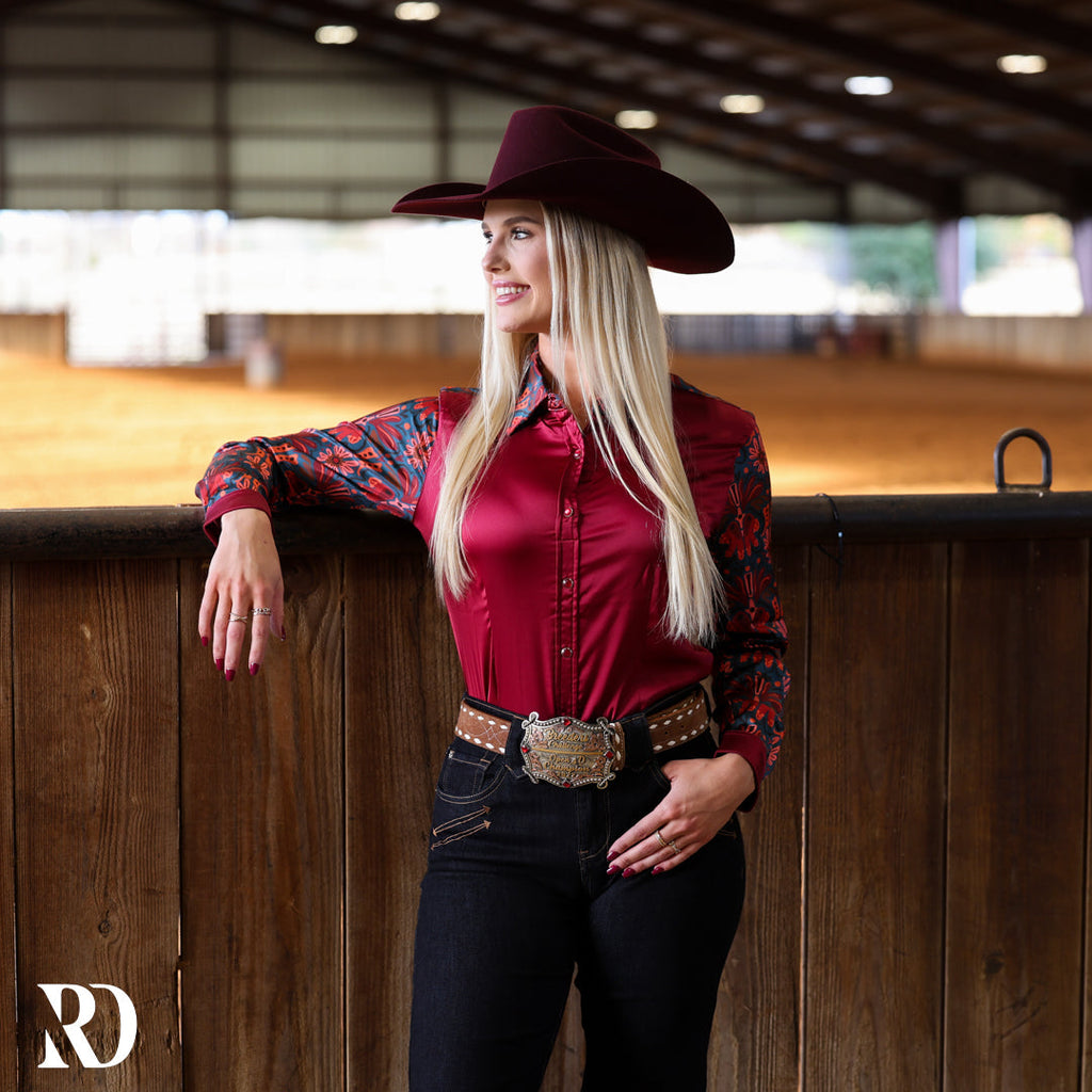 Fiesta Satin Performance Rodeo Shirt — view 2