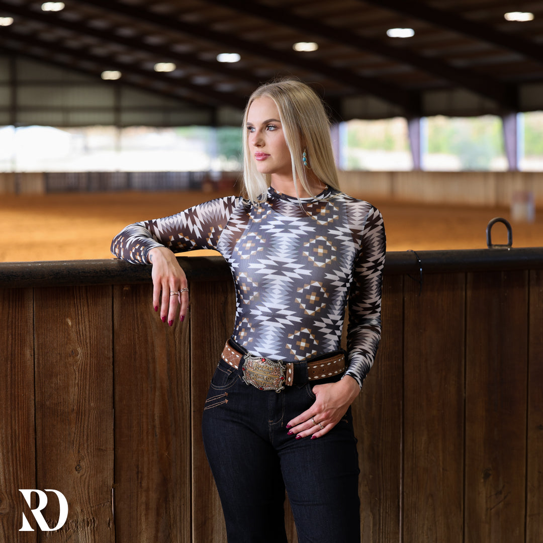 Del Rio Mesh Layering Top