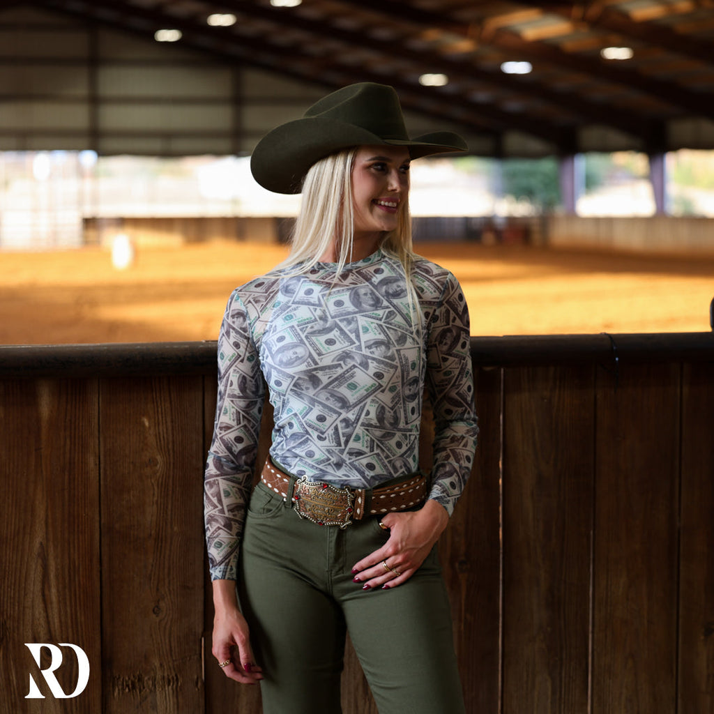 Daddy's Money Mesh Layering Top — view 2