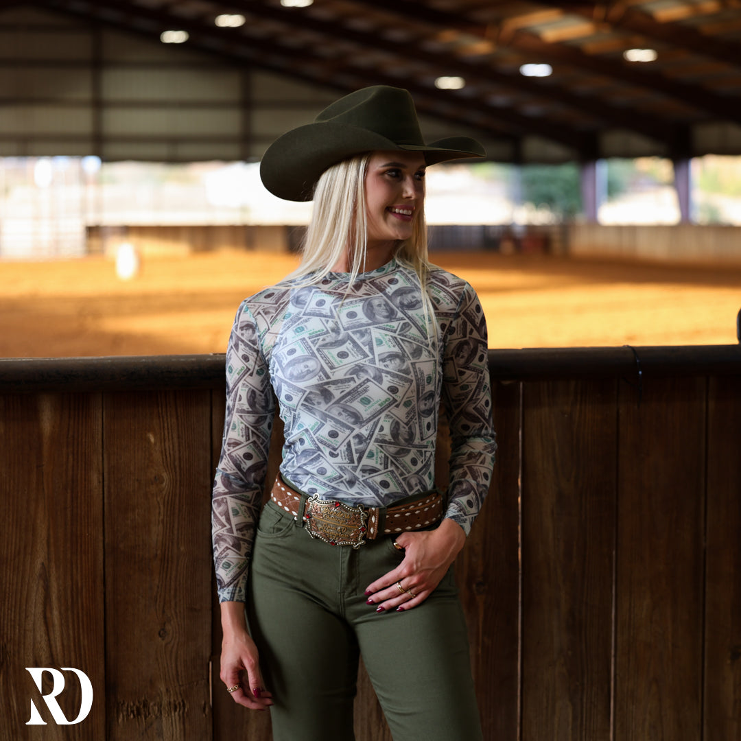 Daddy's Money Mesh Layering Top — view 2