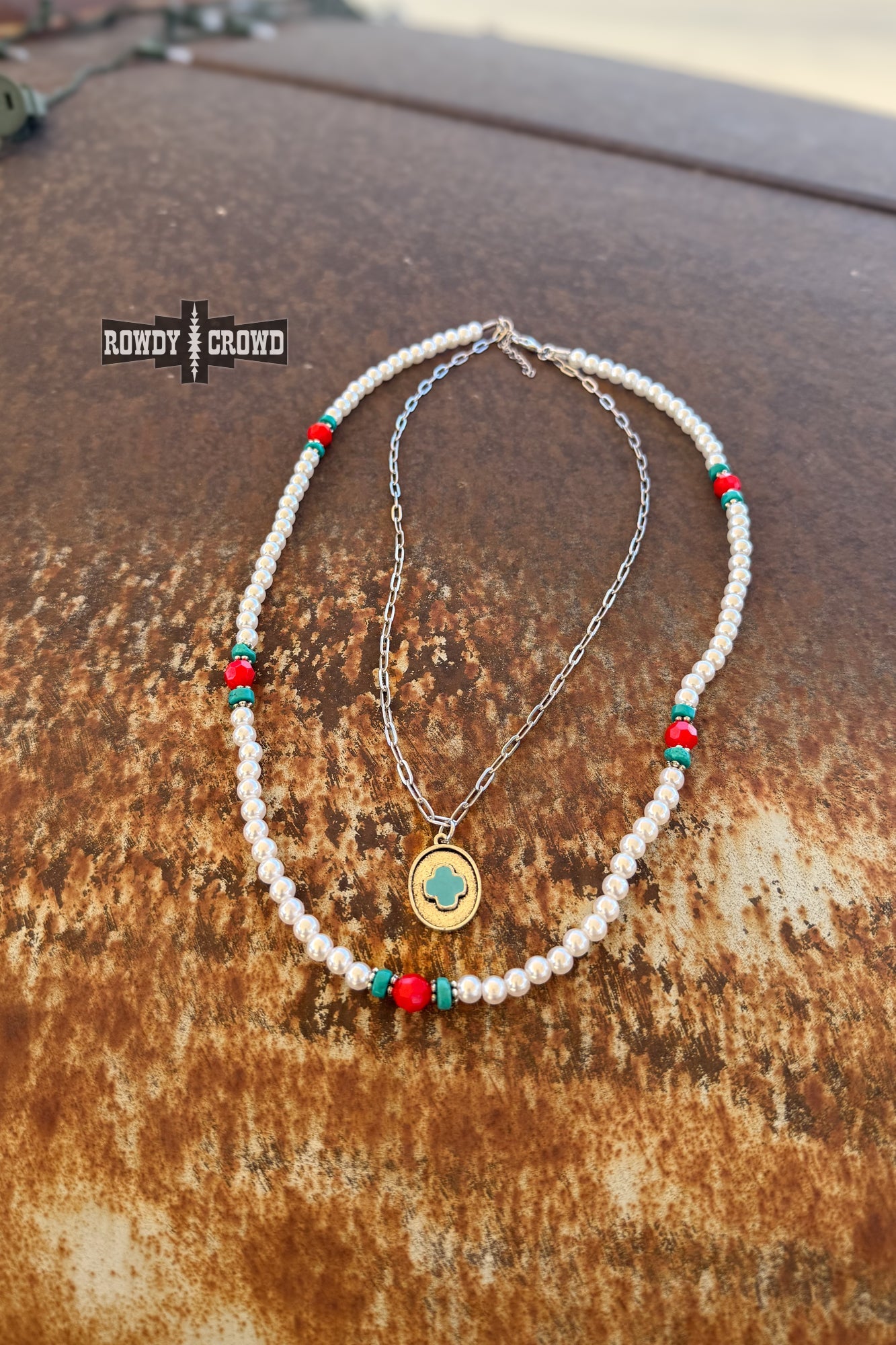 DS Freedom Ring Necklace by Rowdy Crowd Clothing - product image 2