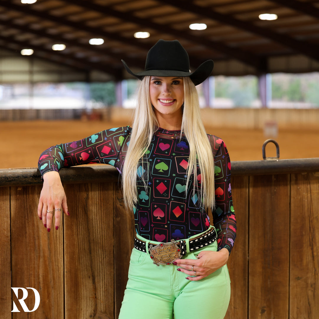 High Roller Mesh Layering Top