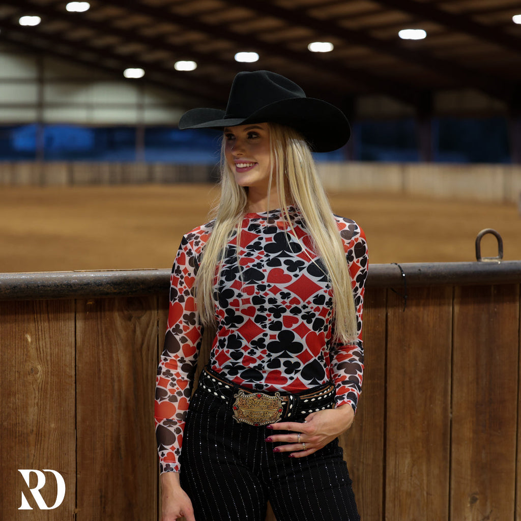 Gambler Mesh Layering Top