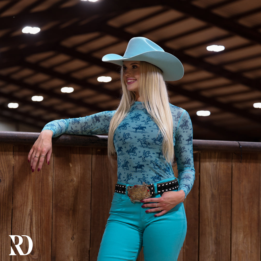 Yippee-ki-yay Mesh Layering Top — view 4