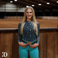 Squash Blossom Mesh Layering Top