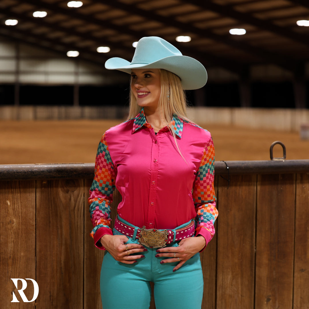 Diego Satin Performance Rodeo Shirt — view 2