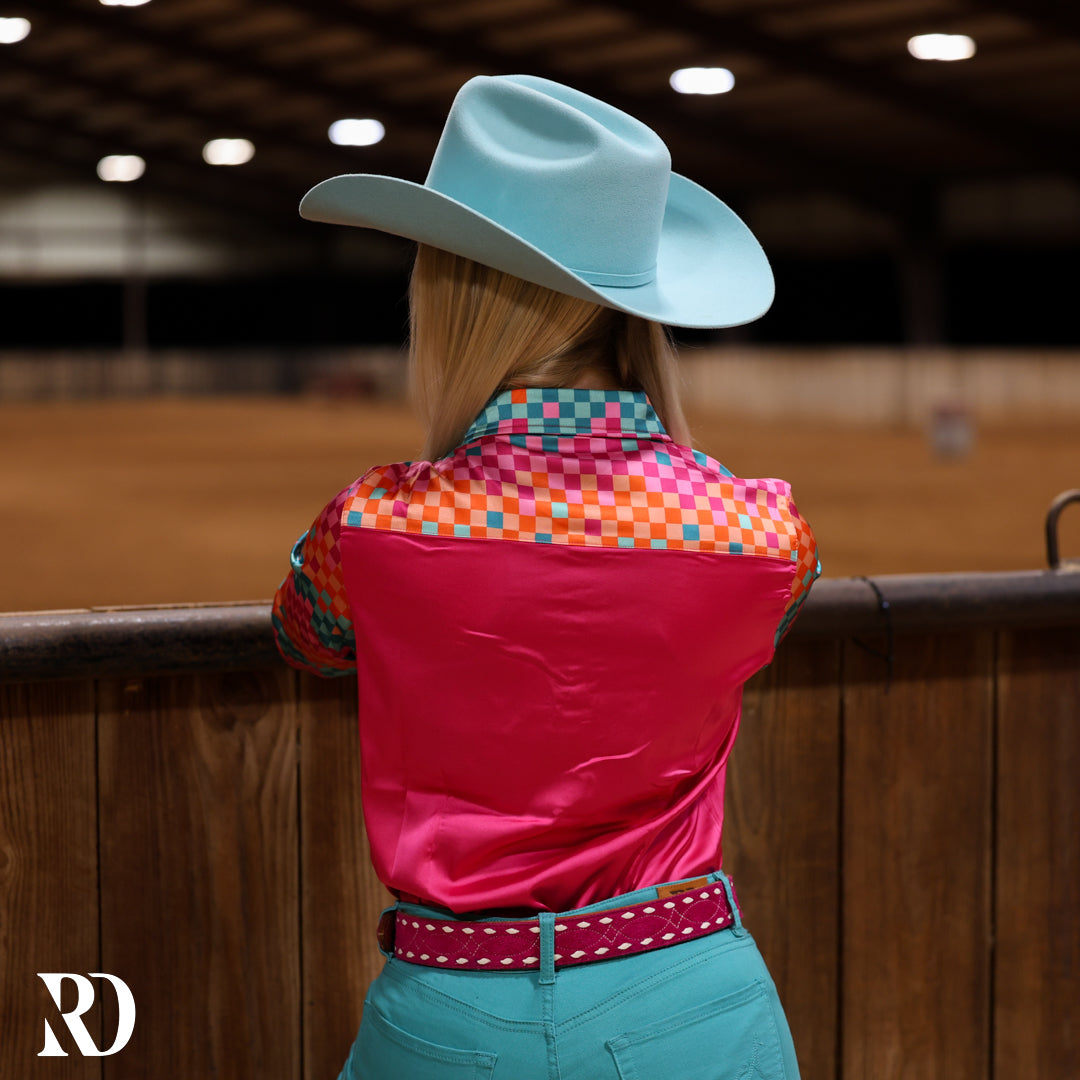 Diego Satin Performance Rodeo Shirt — view 3