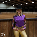 Vegas Lights Satin Performance Rodeo Shirt