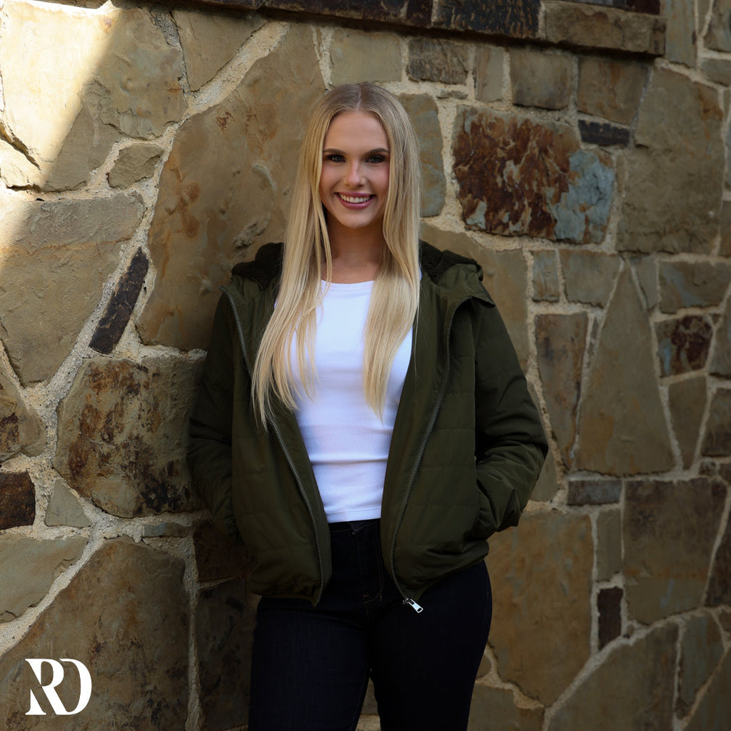 Rd Cloudline Fleece Jacket - Olive — view 2